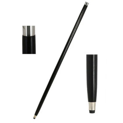 Bastón vintage de madera/latón negro solo para mango de bastón (solo varilla de madera) Foto 1 de 3