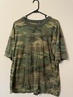 Rothco Camouflage Shirt Size Extra Large Green Camo Tee Short Sleeve Men Adult