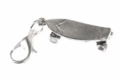 Skateboard Charm Anhänger Bettelarmband Miniblings Kids Skaten Skater Silber - Bild 1 von 4