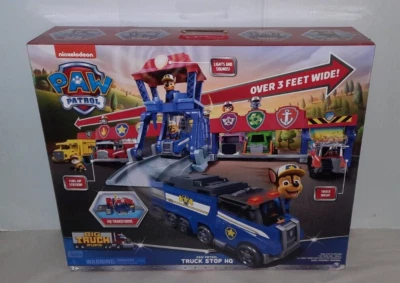 PAW Patrol Big Truck Pups Truck Stop HQ with Vehicle 3ft. Wide Playset New - Image 1 of 4