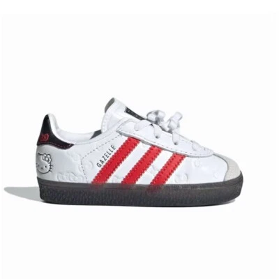 Adidas Originals x Hello Kitty Gazelle Comfort Closure Elastic Kids Shoes IH9956 - Image 1 of 4