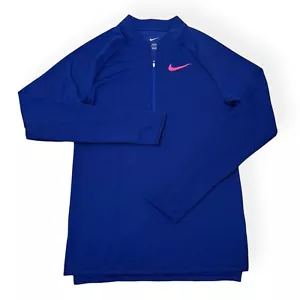 Nike Pro Elite 2023 1/4 Zip Track Warm Up Men's Size S-Tall DR5229-455 Made USA - Picture 1 of 8