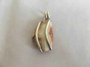 Achat Silber Anhänger 02 * Unikat Schmuck vom Designer Handarbeit * Echtschmuck - Bild 1 von 5