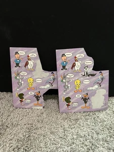 Vintage Hallmark Looney Tunes Sticker Sheet 1989 Pepe Bugs Tweety Marvin Elmer - Bild 1 von 1