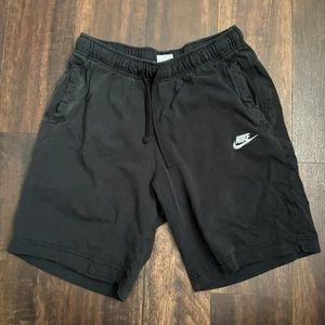 Nike Pantaloncini Uomo Sportswear Club Nero Sportivo 100% Cotone Pantaloni Casual Tg M - Foto 1 di 4