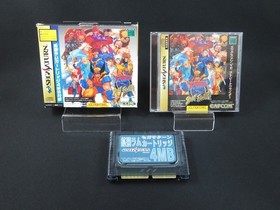 Tested X-MEN VS Street Fighter 4MB RAM Cartridge SEGA Saturn SS made in Japan 3