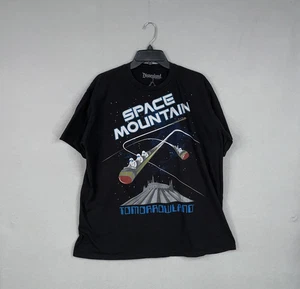Camisa Disneyland Space Mountain Disney Para Hombres 2XL Negra Tomorrowland Ride Gráfico - Imagen 1 de 11