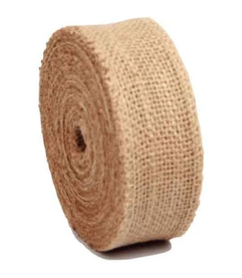 Jute Burlap Ribbon | 1 1/2" 10 Yards | 30ft | Natural 1.5 inch 10 Yards - Image 1 of 4