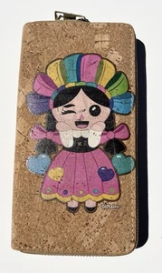 Wallet Women’s Méxican Doll Bi Fold Authentic Quiroga Michoacán New - Picture 1 of 3