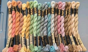 DMC Size 3 COTTON PERLE Pearl Cotton EMBROIDERY THREAD Twist Skein Lot 20 L - Picture 1 of 1