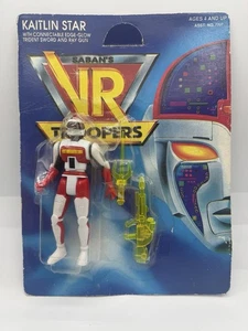 Vintage Saban VR Troopers Actionfigur Kaitlin Star 1994 komplett (Bootleg?) - Bild 1 von 8