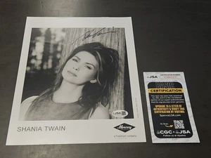 Shania Twain 1997 FULL SIGNATURE signed handsigniert Promo Foto 8x10 JSA COA - Bild 1 von 5