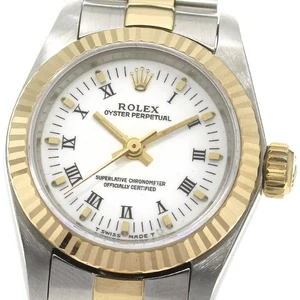 ROLEX Oyster perpetual 67193 cal.2130 white Dial Automatic Ladies Watch_863519 - Picture 1 of 8