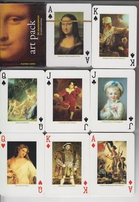 Piatnik Art Pack, 52 + 3 Cards Special Art Motifs, in Foil + Original Box, Post £1.80 - Image 1 of 2