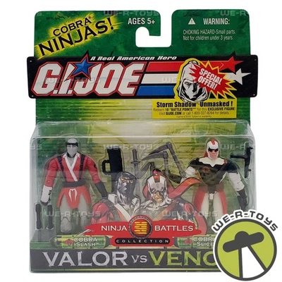 G.I. Joe Ninja Battles Collection Valor VS Venom Cobra Slash and Cobra Slice NUEVO Foto 1 de 4