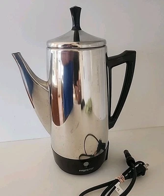 PRESTO Percolator Coffee Maker 12 Cup 02811 COMPLETE TESTED - Image 1 of 4