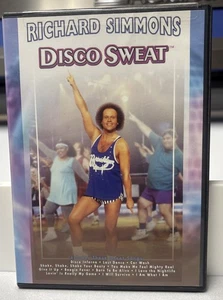 Richard Simmons - Disco Sweat (DVD, 2002) 72 Min 9 Songs Sealed - Picture 1 of 4