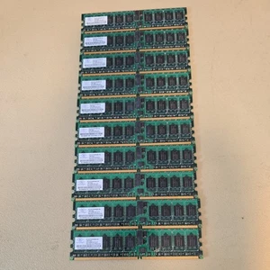 NT1GT72U4PA0BU-5A Nanya 1GB PC2-3200 DDR2-333-12-h1, Lot of 10 - Picture 1 of 3