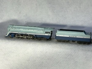 Nice Rivarossi Santa Fe Blue Goose 4-6-4 Hudson Locomotive HO(Ex Stan./Box) - Picture 1 of 22