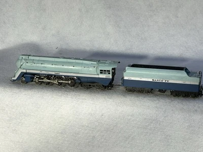Nice Rivarossi SF RR Blue Goose 4-6-4 Loco/5-Car Passenger Set/(Ex Loco Box) - Image 1 of 4