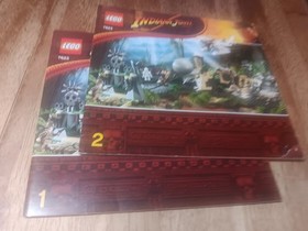 Lego 7623 Indiana Jones Temple Escape Instruction Manual Only No Bricks