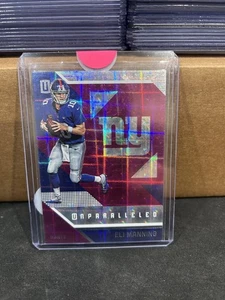 2016 Panini Unparalleled - Eli Manning #4 Purple - Picture 1 of 2