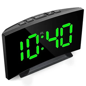 Reloj Electrónico Digital LED Retroiluminación Gran Número Reloj Despertador Temperatura - Imagen 1 de 18