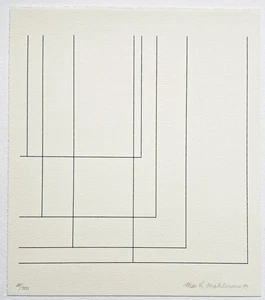 Max H. Mahlmann, Serigrafie 1991 , handsigniert + limitiert - Bild 1 von 3