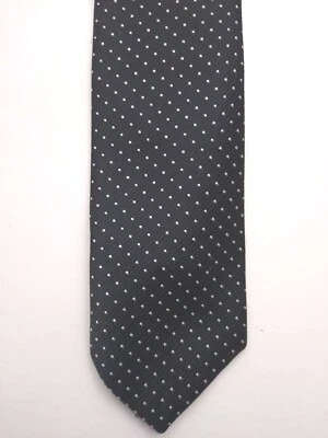 Corbata Stafford Para Hombre Negra Micro Lunares Patrón Ajustada Foto 1 de 4