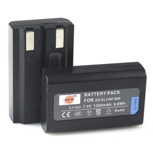 DSTE Lot de 2 batteries de rechange compatibles avec Nikon EN-EL1 Cooipix 430... - Photo 1 sur 7