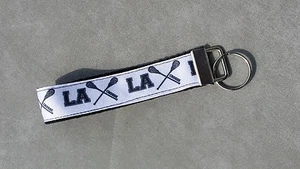 Handcrafted Lacrosse Key Chain Wristlet NEW - Picture 1 of 1
