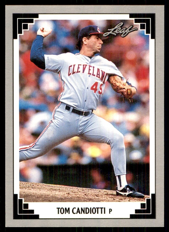 1991 Leaf Tom Candiotti Cleveland Indians #79 - Image 1 of 2