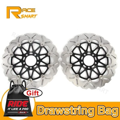 Rotores de disco de freno delanteros para Kawasaki Ninja ZX7R ZX7RR 1996-2003 ZX12R 2000-2003 Foto 1 de 4