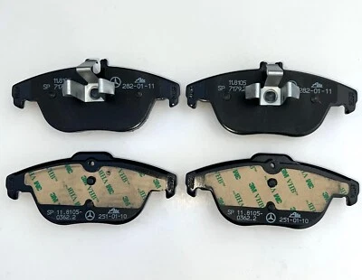 Original Rear Brake Pads For Mercedes-Benz C300, E350, E400, W204, W212, W213 - Image 1 of 4
