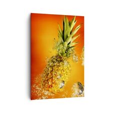 Impression sur Toile 70x100cm Tableaux Image Photo Cara?bes ananas fruits sant�