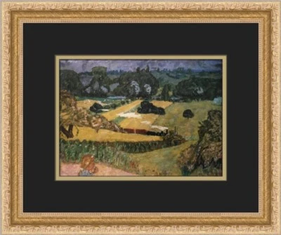 Pierre Bonnard Paisaje con un tren de mercancías estampado enmarcado personalizado Foto 1 de 2