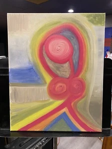 Pintura al óleo expresionista abstracta modernista ORIGINAL artista firmada - Imagen 1 de 17