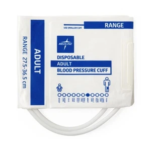 Manguito BP desechable Medline MDS9923DM, adulto, 2 tubos con conector DM - 100/estuche - Imagen 1 de 4