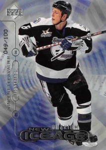 1999-00 Upper Deck New Ice Age Quantum Silver #N9 Vincent Lecavalier /100 - Picture 1 of 2