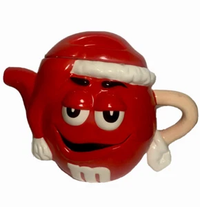 Tetera roja con forma de Santa M&M de Gallerie - Imagen 1 de 12