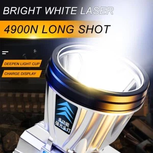 Super Bright Rechargeable HighPower Headlamp,Outdoor LED Spotlight Waterproof AU - Picture 1 of 17