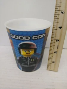 Lego Movie 2014 McDonald's 3D Cups/Warner Brothers Good Cop/Bad Cop Holographic - Picture 1 of 5