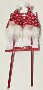 NEW VALENTINE’S DAY Decor Gnome Picks 12 Inch Red/Hearts 2 Piece - Picture 1 of 2