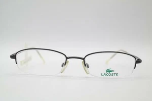 Vintage Lacoste LD 8018 E011 Schwarz Halbrand Brille Brillengestell NOS - Bild 1 von 6
