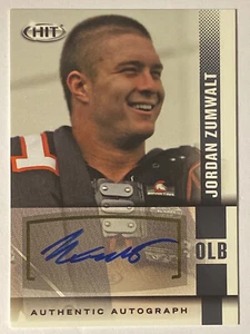 2014 Sage Hit Football Card #A35 Jordan Zumwalt Authentic Autograph - Picture 1 of 7
