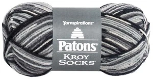 Spinrite 243455-55046 Kroy Socks Yarn-Slate Jacquard - Picture 1 of 1