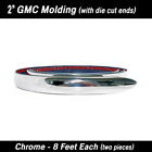 Cowles 38-650 GMC Chrome Molding w/ formed ends 2" x 8' Kit