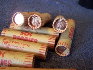 1996-D **Original Bank Wrapped ** Uncirculated Lincoln Cent Roll - OBW Pennys(X) - Picture 1 of 1