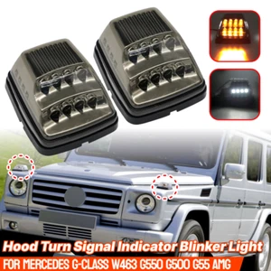 Clear Turn Signal Indicator Repeater Lamps For Mercedes G Class W463 W460 W461 - Picture 1 of 10