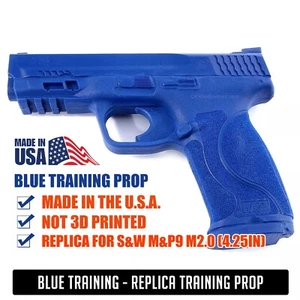 Blue Training Prop for S&W M&P9 M2.0 (4.25in) - Solid Resin - Not a Gun - Picture 1 of 7